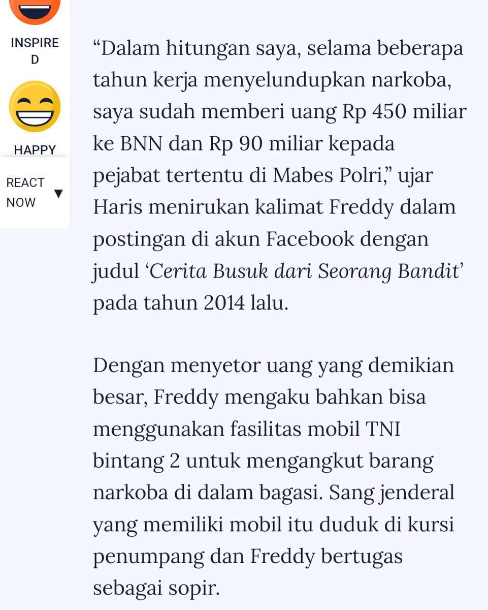 Jadi ngerti kenapa Freddy Budiman dibikin mati