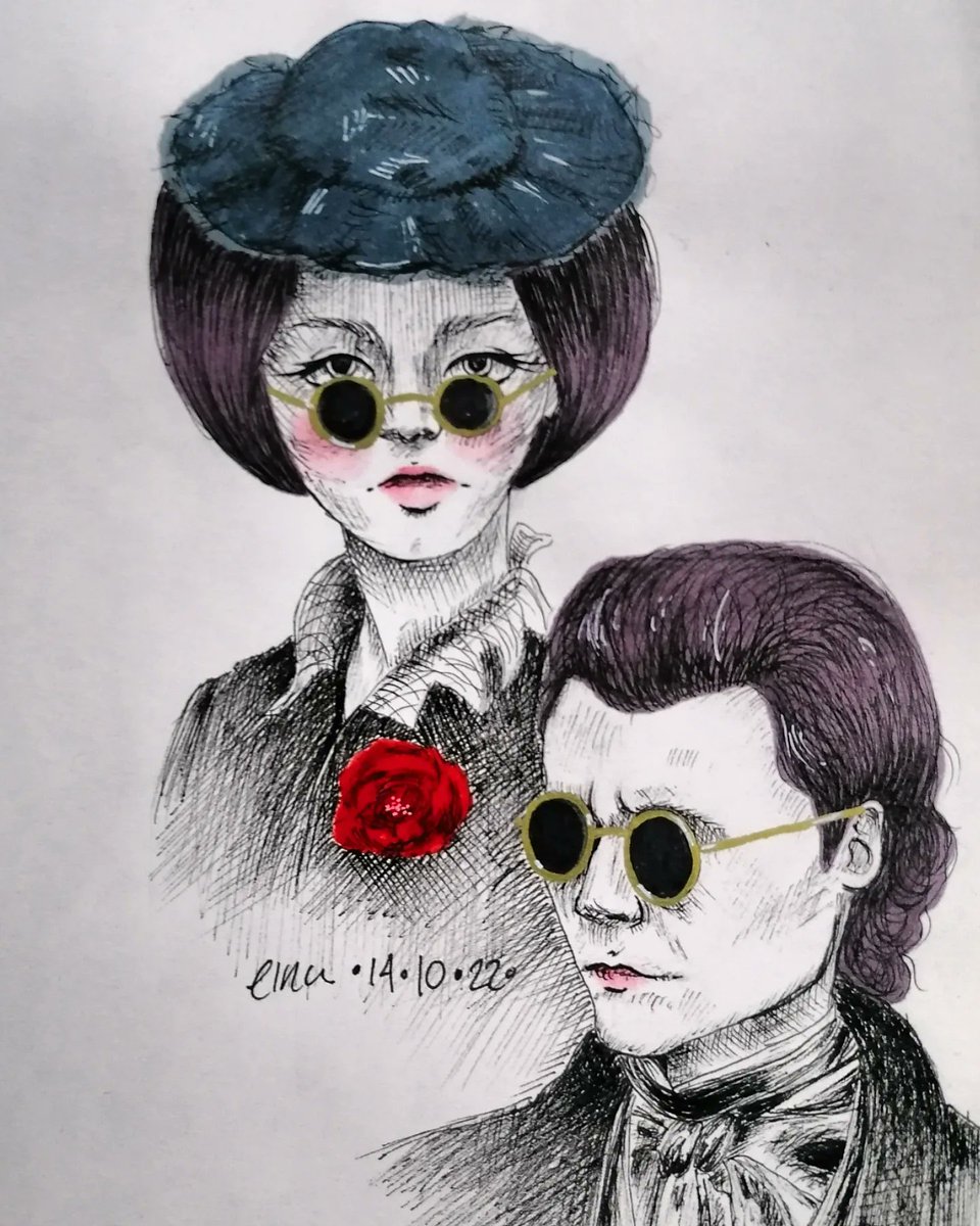 eina_art's tweet photo. Day 14: ❤️ Crimson Peak ❤️
#inktober #inktober2022 #sadinktober22 #spooky #spookyfilms #terrormovies #crimson #tomhiddleston #copic #crayola #molotov #micron #art #draw #einavg #eina #einaart https://t.co/0guuoqISfG