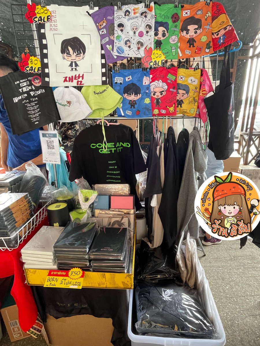 Seesom_Kpop's tweet photo. 💚วันนี้มาหาเพื่อนรัก #JAYB และน้องดรีมกับเวย์วี่ พร้อมขนอัลบั้มมาลดราคาหน้างานราคาพิเศษสุดๆ

มีเสื้อคอลมะพร้าว #DefxRepresent กับ fancon #GOT7 ขายหน้างานด้วยน้า✨

ร้านอยู่ตลาดkpop บูธตั้งริมรั้วติดลานจอดรถค่ะ

#2022JAYBWorldTourinBKK_DAY2
#2022JAYBWorldTourinBKK
#안녕BANGKOK https://t.co/1i9Zltd51I