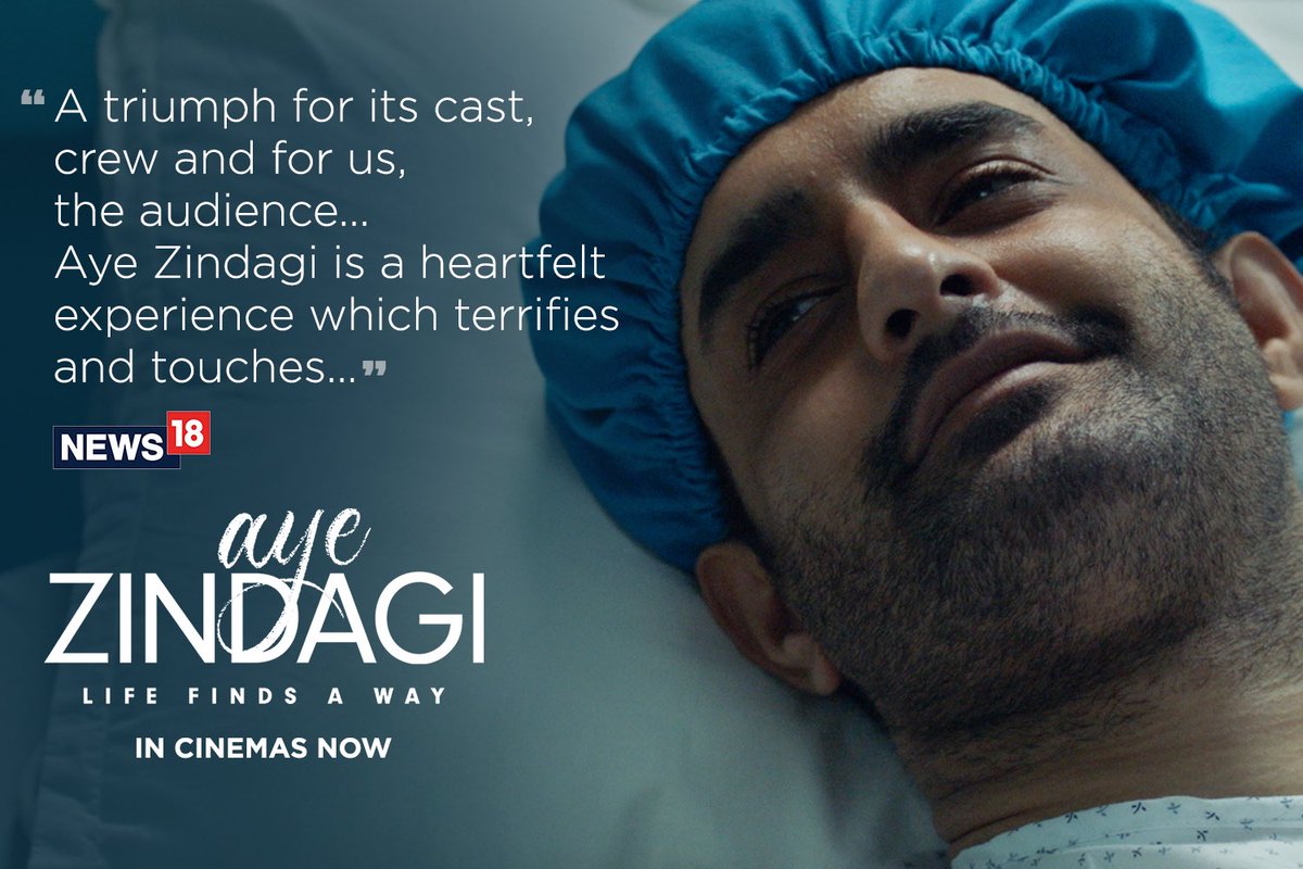 PlatoonOneFilms's tweet photo. "A triumph for its cast, crew and for us, the audience... #AyeZindagi is a heartfelt experience which terrifies and touches..."
@CNNnews18 

Go book your tickets on https://t.co/cubZJOOVjW https://t.co/MeQBsmfTHd