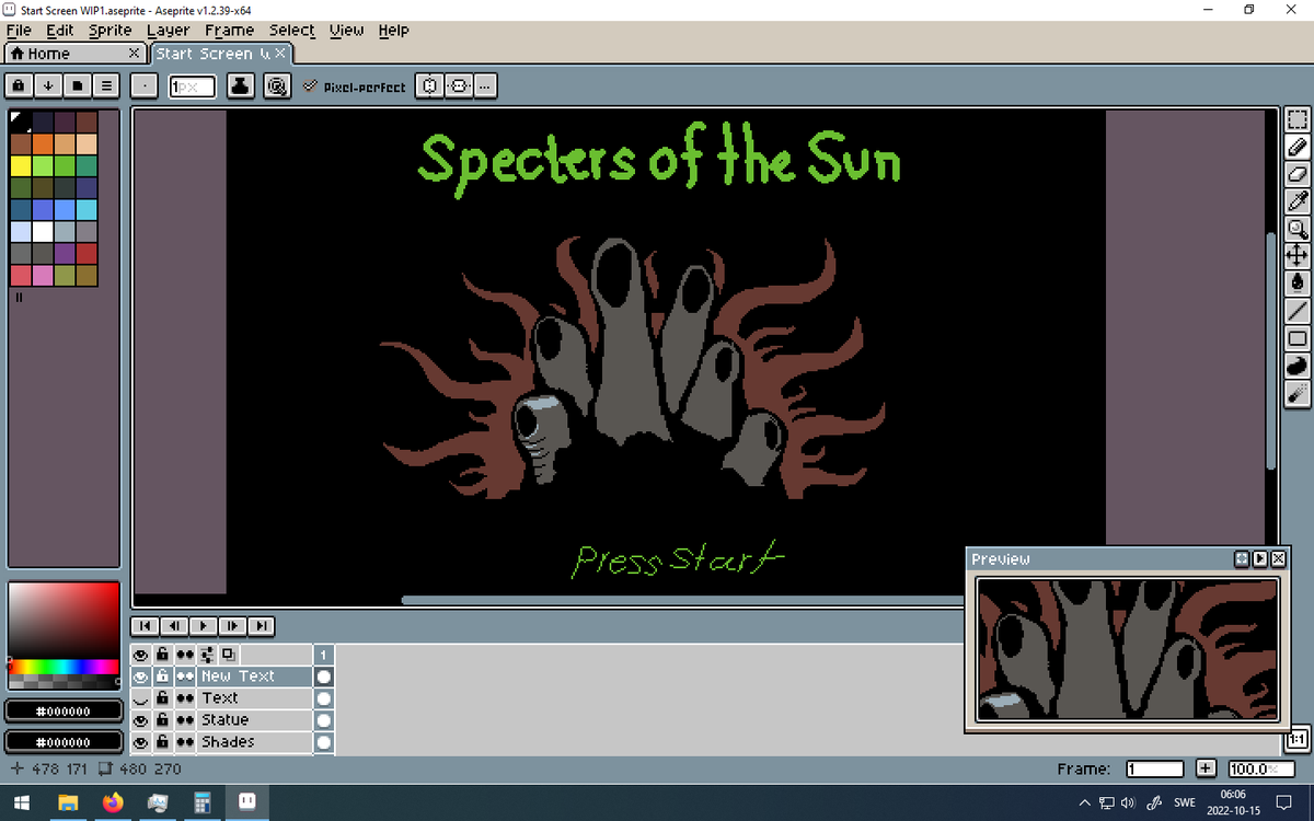 HristoeL's tweet photo. Super early version of the start screen #pixelart #starscreen https://t.co/ih1a6x9dNP