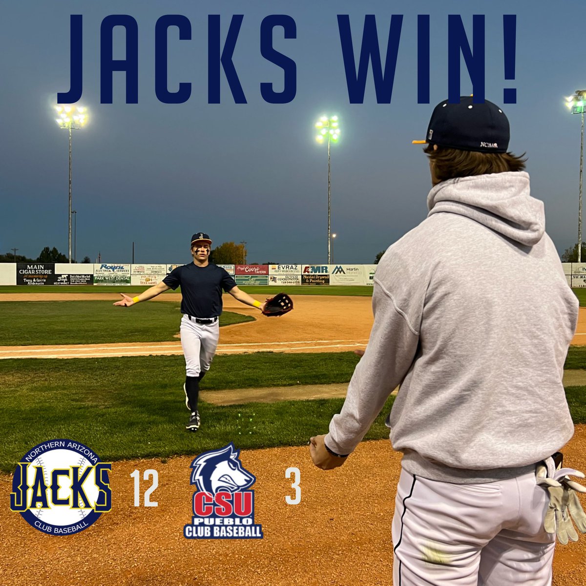 NAU_Baseball's tweet photo. A win and loss to start the weekend‼️

Standings will be posted tmr⚾️ https://t.co/BulWDIGZAe