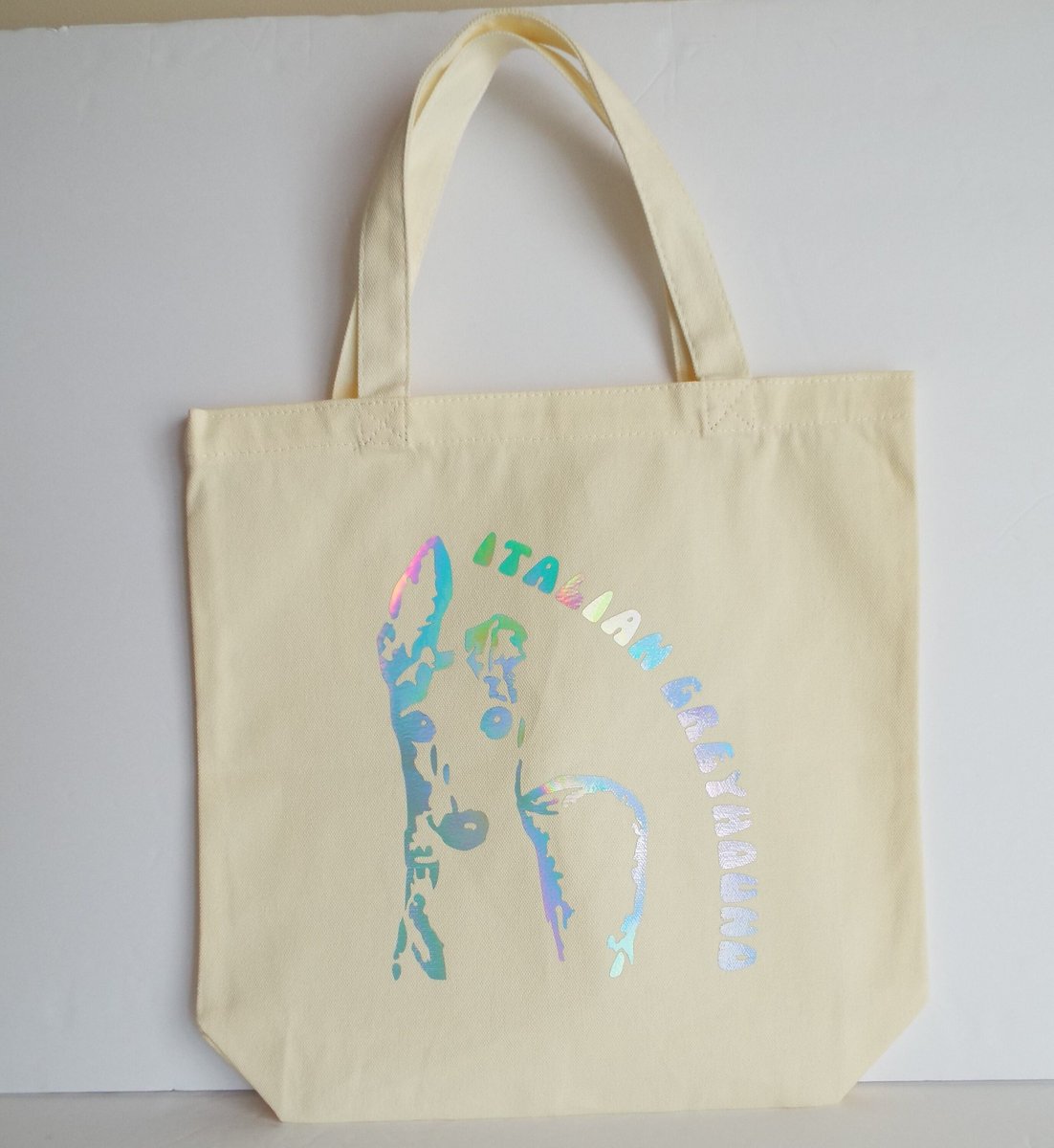 PawsInProfile's tweet photo. Italian Greyhound Dog Tote Bag, Sighthound Dog Lover Gift https://t.co/5RgkvyRkYo #blue #yellow #sighthound #doglovergift #ecofriendly #cottontotebag #carryall #whippet #vinyltransfer https://t.co/JXYfVFOdTl