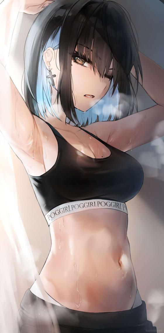 AllSeeingBoi's tweet photo. Then there's my sis Eva

She's super punk and goth, always arguing and talking shit. She's honestly kind of a jerk, but I still love her! 

I sometimes see her hanging out with guys who pick on me, but I'm sure that's just a coincidence...

#OpenRP  #NSFWRP  #LewdRP #NTR #cuckrp https://t.co/hxJ9oI893o