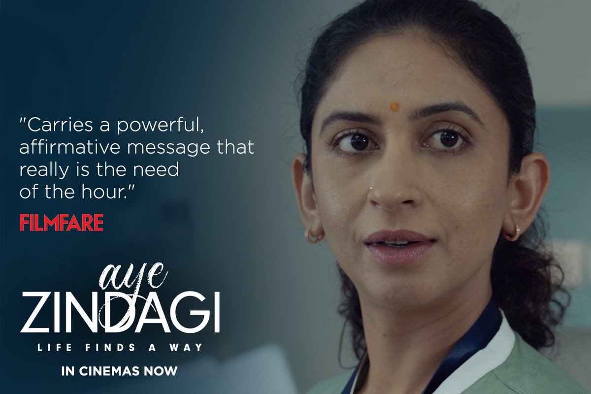 PlatoonOneFilms's tweet photo. "Carries a powerful, affirmative message that really is the need of the hour."
@filmfare #AyeZindagi 

Book your tickets on https://t.co/cubZJOOVjW https://t.co/iKvL1Pzatn