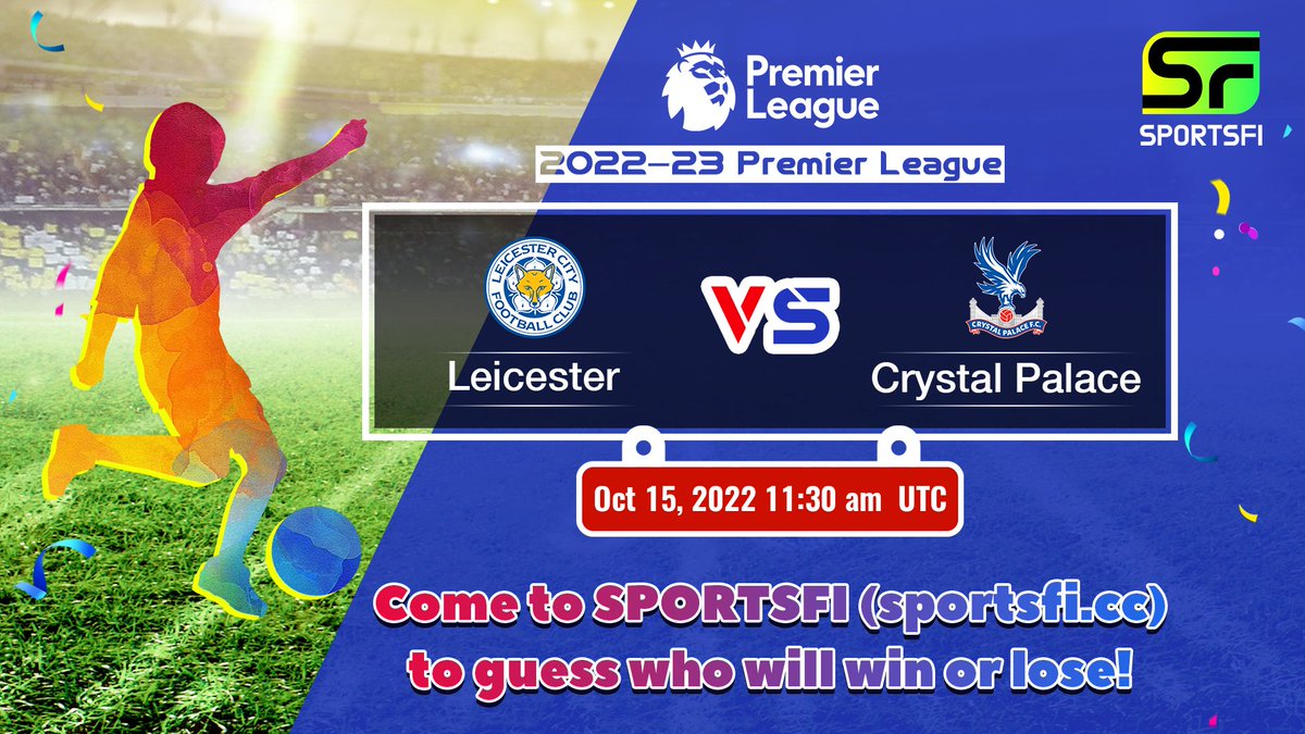 Sportsfi_cc's tweet photo. 📣#Leicester vs #Crystal Palace 

🔥Come to Sportsfi(https://t.co/vsFehJ23st) to place free bets and get token rewards

1⃣Step 1: How to receive TUSD and ETH token
https://t.co/GcfdhiBxOu

2⃣Step2: SportsFi Betting Tutorial
https://t.co/3SfEqEjaKm

#sportsfi #premierleague https://t.co/8roAyB7XJ5