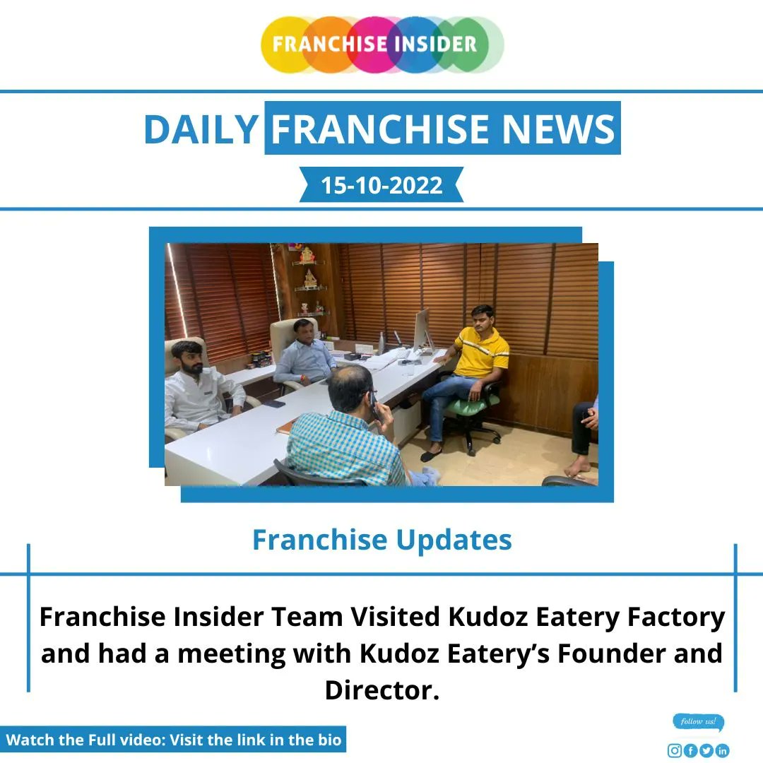 FranchiseInsid5's tweet photo. Franchise Insider: #DailyFranchiseNews 

https://t.co/a1ocoPPitD 

#franchiseinsider https://t.co/rXm9YGJt2e