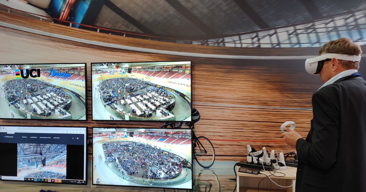 Don’t miss your opportunity to see the latest #smartstadium tech &amp; #5G stadium applications at the <a href="/UCI_Track/">UCI Track Cycling</a> #Cycling World Championships today &amp; tomorrow! Stop by <a href="/Nokia/">Nokia</a> 5G Stadium Lab outside the National Velodrome for an IMMERSIVE experience! #SQY2022 nokia.ly/3T3ijUh