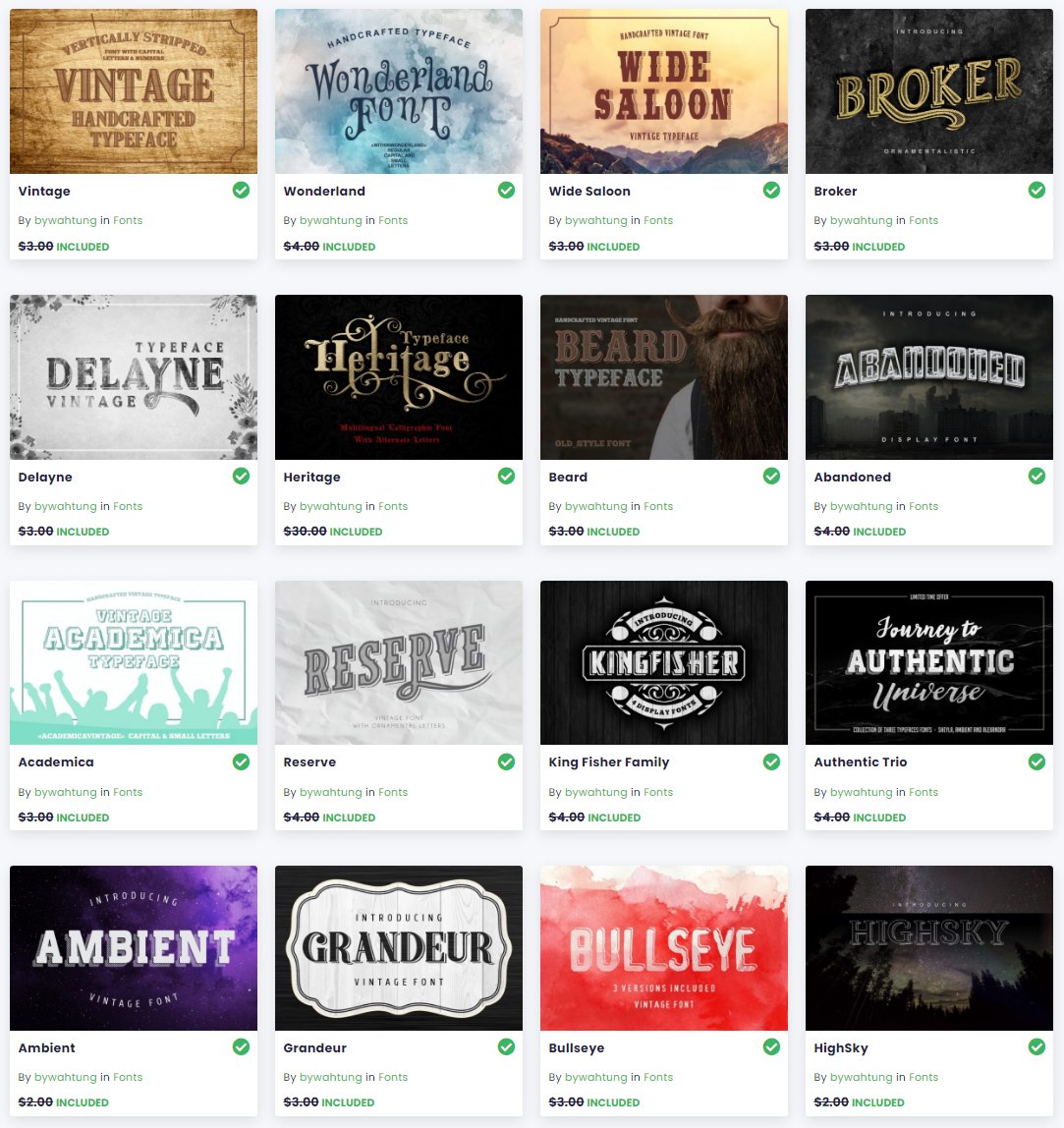 49종의 빈티지풍 영문 폰트를 일정기간 무료로 배포하고 있습니다! https://t.co/DSUkHVa0J2 상업적 이용 가능하니  필요하신 분들은 미리 받아두시는걸 추천합니당!, image size:1083x1148