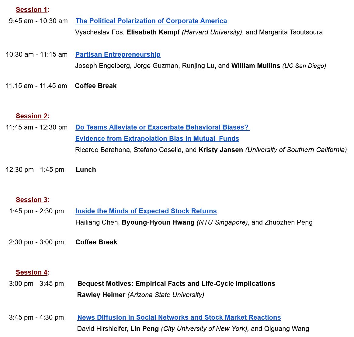 Social Finance, David Hirshleifer tweet media