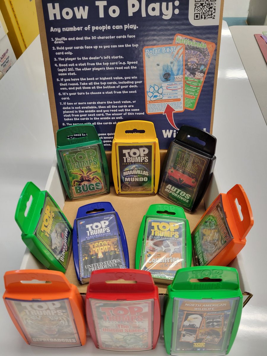 DrCorace's tweet photo. Fun Time in class playing with my Top Trumps learning cards. My students really enjoyed them!
@officialtoptrumps @toptrumps @tryazon #TopTrumps, #learnplaywin, #educationalgames,
#educationaltoys, #toptrumpsusa, #educationalcardgames,
#cardgames, #familygames #tryazon https://t.co/Al4fpqF48m