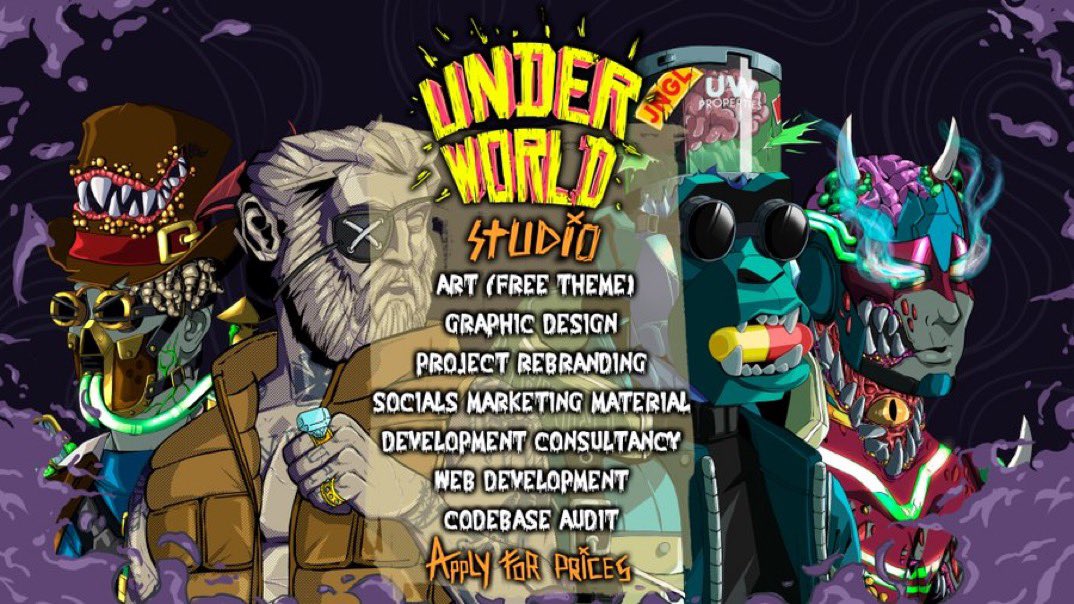 outCrypto96's tweet photo. @calebsol @DeGodsNFT @JellyeSportsNFT @BloodBatsNFT @VandalCityCorp @StonedApeCrew @CetsOnCreck @BVDCAT_ @BlocksmithLabs You should take a look on @UnderworldsNFT !! If you think these projects are builders on bear market, think in a project which mint price was 0.06, ATH to 7.7, building collab with @MickeyDegods, token comming ,services like web development , and more  … https://t.co/RYHaUUyv0m