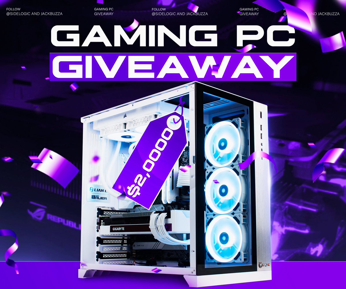 SideLogic's tweet image. PC GIVEAWAY

@Jackbuzza and I have teamed up so you can win a Streaming/Gaming PC!

ENTER NOW! 

gleam.io/LoY7E/sidelogi…