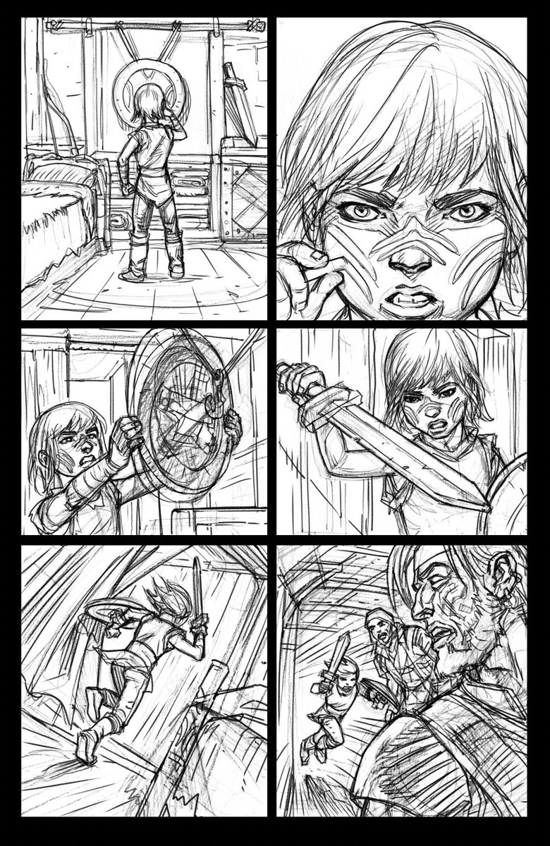 BQComics's tweet photo. The future of Battle Quest Comics.  New art by Aaron McConnell on a new title.  Took YEARS to develop this character.  Stoked to start seeing her come to life.  https://t.co/i17MquPrET https://t.co/RdoDjGgBcC