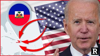 prakumgowda's tweet photo. When Russia invade Ukraine, whole world discussed to punish Russia. But when USA invade any country no one speaks. It's sad to see news that USA invading small island Haiti today. Day will come when whole world will fight USA and destroy USA https://t.co/DBW2szW7hM