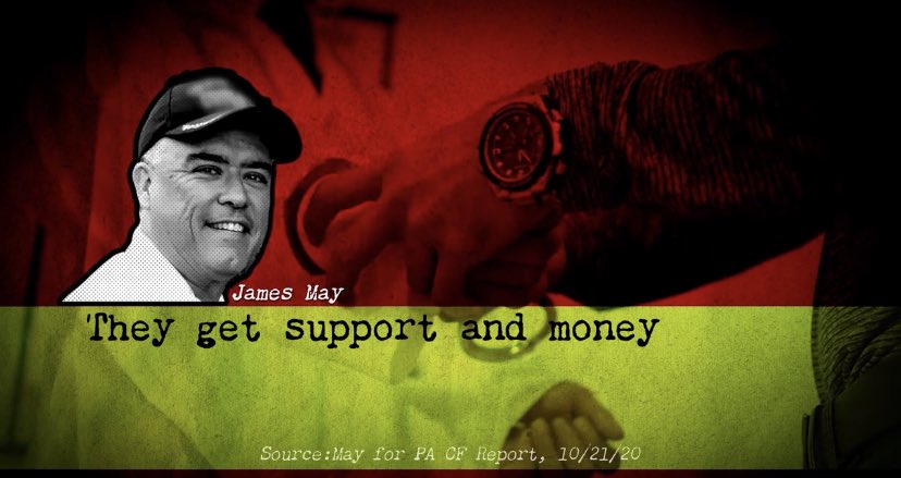 JamesEMay4's tweet photo. That moment when your opponent is so desperate for political power, that he’d blur out the words “Iraq War Veteran” from the hat your wearing in his attack ad against you… https://t.co/f8Kzr67iNq