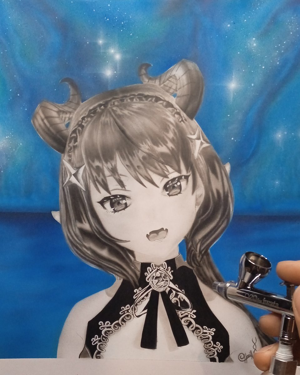 HariharaLedesma's tweet photo. Xiulan Long portrait 21x24 cm 50 hours+ work
want a personal paint? Open commissions
Send PM to harihara4@hotmail.com
#art #arte #paint #painting #xiulart #dragon #vtuber #pintura #airbrush #aerografia #acrilics #createxcolors https://t.co/zgUmU2JDYG