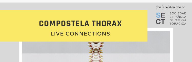 Este lunes 17 de Octubre a las 14:30 h uno de los gigantes de la cirugía torácica a nivel mundial participará en nuestras sesiones Compostela Thorax Live Connections 😊😊. En unas horas os daremos mas información 💪🏻💪🏻 No os lo podéis perder @SECTtoracica