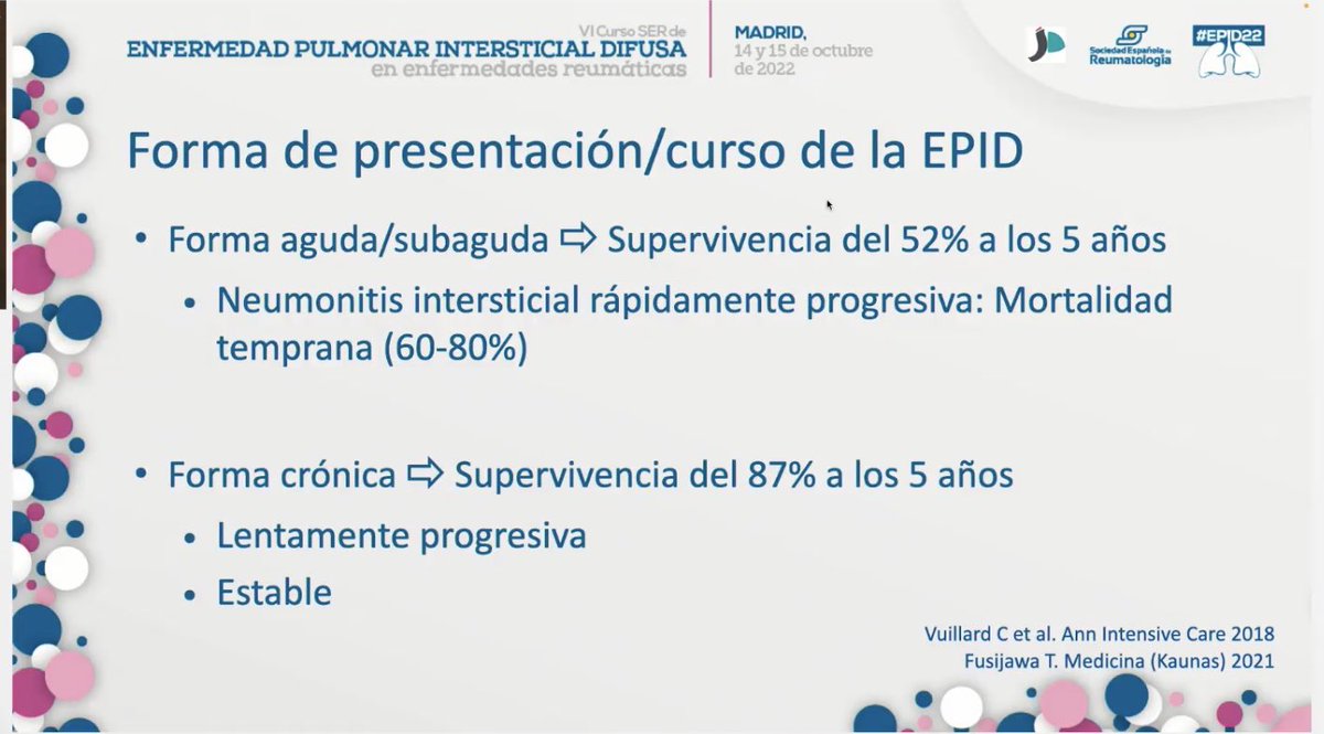 mariaj_morenom's tweet photo. #EPID22 @SEReumatologia
Dra Romero: EPID en MII 🧵
❇️Abordaje complicado. Valoración extra-pulmonar
❇️Valorar si forma aguda o crónica
❇️Factores de msl pronóstico
❇️Valorar la musculatura respiratoria
❇️Tto. La base son los GCT pero debemos asociar un inmunosupresor siempre ⬇️ https://t.co/yHOoqtiBim