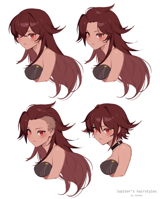 Hairstyles for Jupiter  