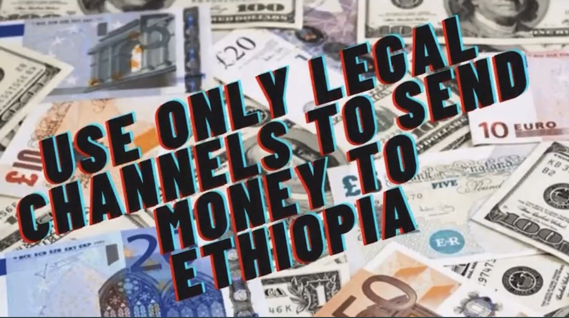 NeaminZeleke's tweet photo. In #Ethiopia, for 3 weeks now &amp; use funds exchanged via CBE,2x. Economic warfare is another dimension of war against #Ethiopia. Fed govt. has suspended over 600 accounts used for Forex black market. Mostly #TPLF. As we did pre -2018, let's #StarveTheBeast. Use formal channels❗️🔽 https://t.co/lk1GBhQQWg