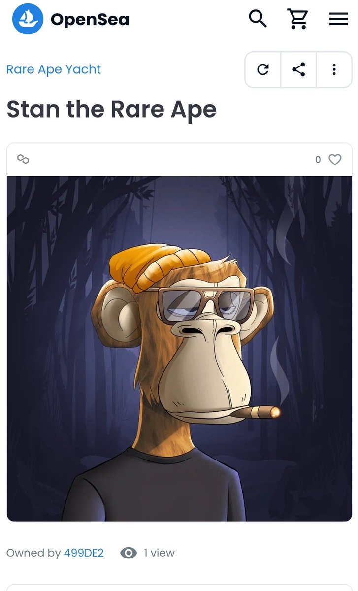 ~~~~~Rare Ape Yacht Club~~~~~

1. Like
2. RT
3. Follow

Buy 1 Get 1 Free of Your Choice.
Giveaway soon 1 ETH between the Holder's.
opensea.io/collection/rar…
#NFT 
<a href="/opensea/">OpenSea</a>

 #NFTGiveaway #NFTGiveaway #RAYC