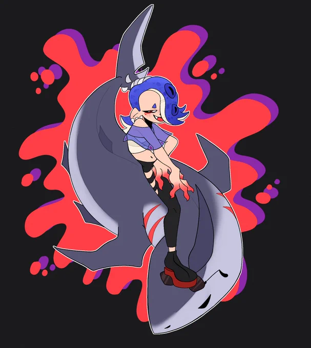 Splatoon post before I inevitably become consumed by TOH brainrot after Thanks to Them#splatoon #splatoon3 #fanart 