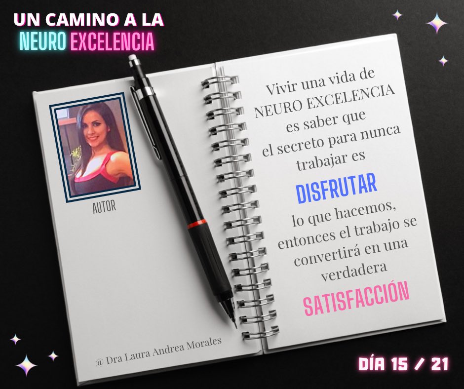 LauraAndreaMo15's tweet photo. @LauraAndreaMo15           Día 15/21 UN CAMINO A LA NEURO EXCELENCIA 🧠❤️ #dralauraandreamorales #neurociencia #excelencia https://t.co/aGL4jgHXfB