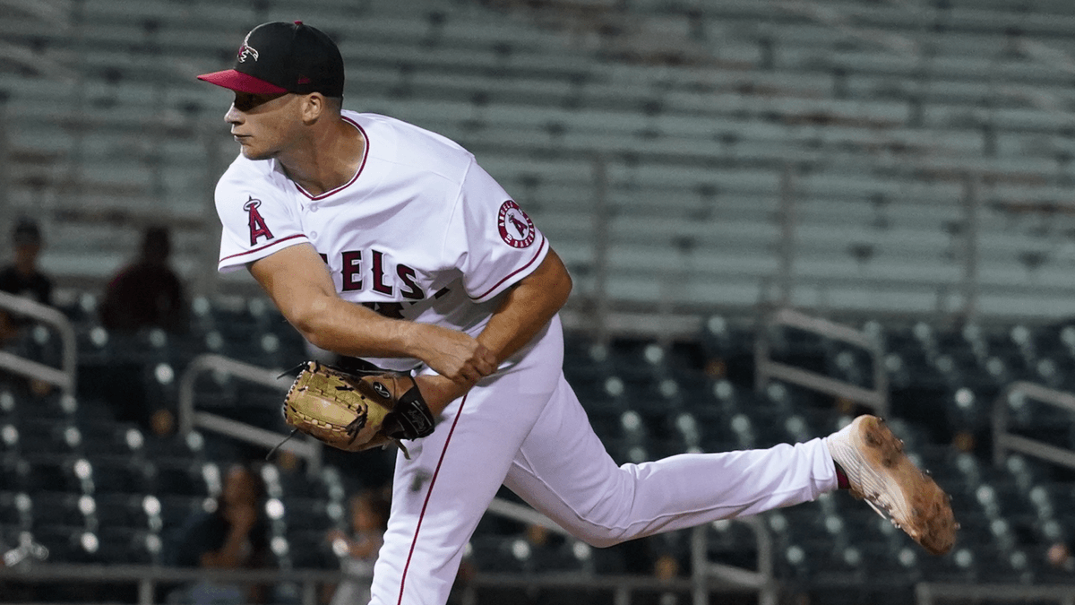 MiLB's tweet photo. #Angels prospect Connor Van Scoyoc turned in a heavenly performance on the mound to highlight Friday's AFL action: https://t.co/BG8A7DXdjq https://t.co/f6o7g3hVgb