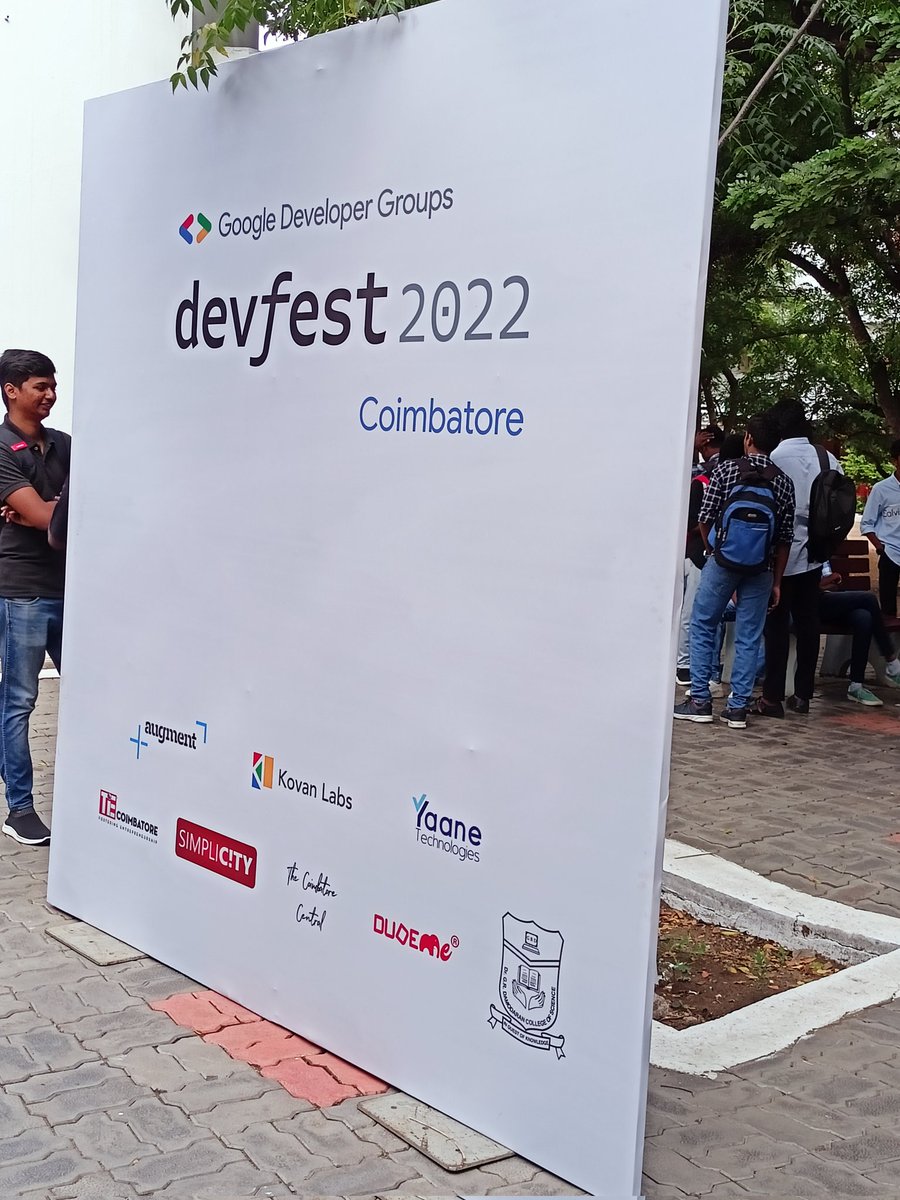 _keshav_rao's tweet photo. @GDGCoimbatore #devfestindia22 https://t.co/65tvPL3nNr