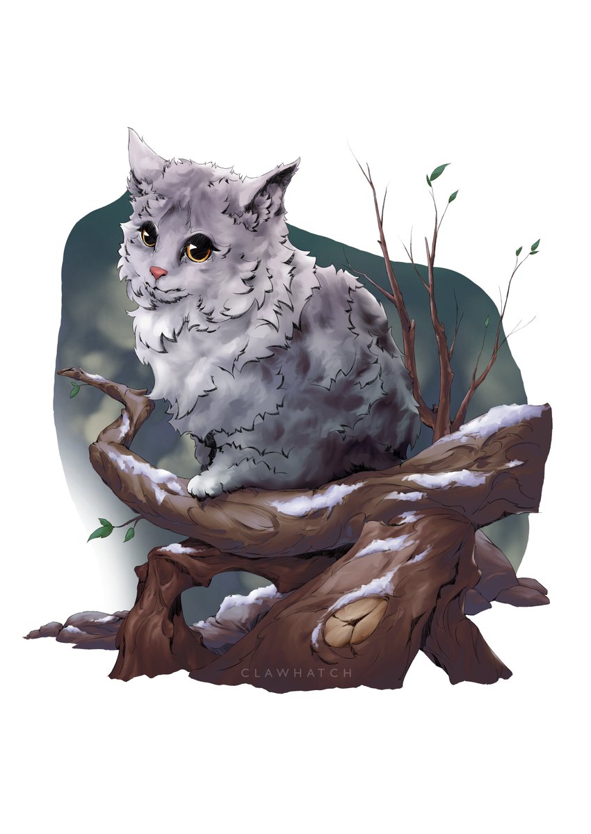ClawHatch's tweet photo. Forest cat 🌲
[ silver snow ]
Wilderness collection 1 of 3

#cats #forestcat #snow #digitalart #cartoon #clawhatch #claw #paw #animals #portrait #catsofinstagram https://t.co/aY9ITNjynt