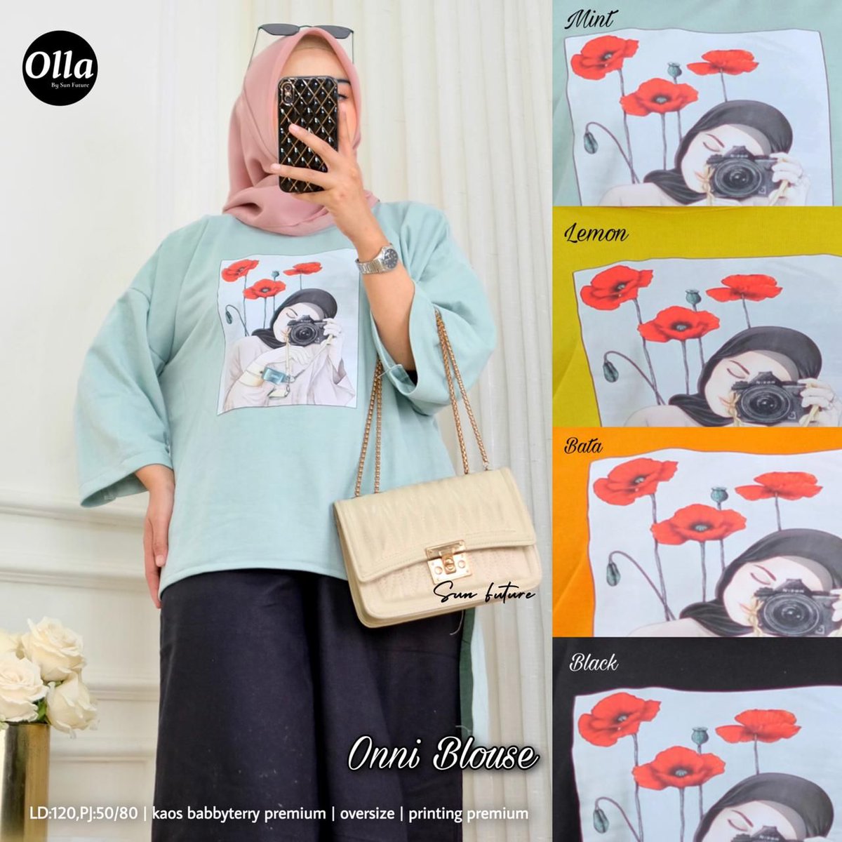 IkiQueena's tweet photo. *RESTOKK* onni Blouse RP.110.000 https://t.co/wvSDLJSe4A