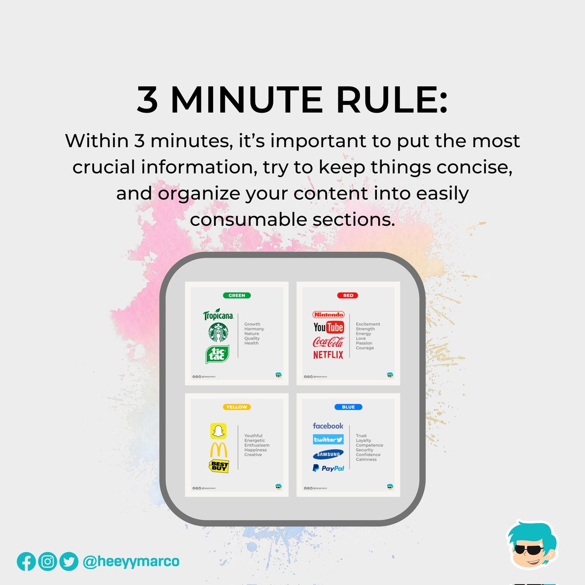 heeyymarco's tweet image. To make your lives easier, you only have to remember the 𝟑:𝟑𝟎:𝟑 𝐫𝐮𝐥𝐞.Let's delve a little deeper into this rule and how you may use these principles when creating your content.

#HeyMarco
#MarContent
#SocMedMarketingStrats