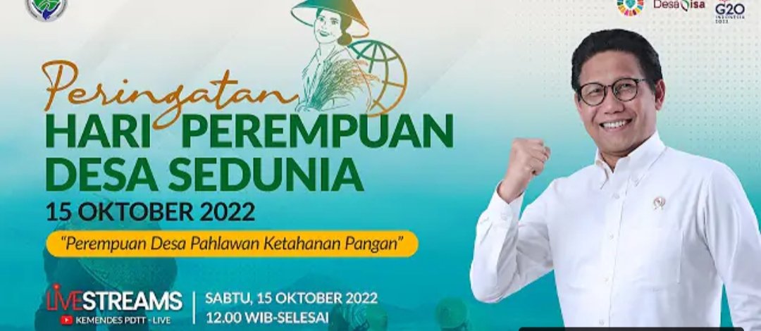 Selamat dan Sukses atas Peringatan Hari Perempuan Desa 
#PerempuanDesa
<a href="/jokowi/">Joko Widodo</a> 
<a href="/halimiskandarnu/">ABDUL HALIM ISKANDAR</a>
@Kemendespdtt
<a href="/malik_haramain/">malikharamain</a>
<a href="/imansyukri/">Iman Sukri</a>
<a href="/taufikmadjid71/">IG : taufik.madjid</a>
@yusradaridesa 
<a href="/azzameldzikrie/">#SantriIndonesia</a> 
<a href="/tppkemendes/">TPP KEMENDES</a> 
<a href="/tpp_provKalsel/">tpp.provinsi_kalsel</a>
#PerempuanDesa