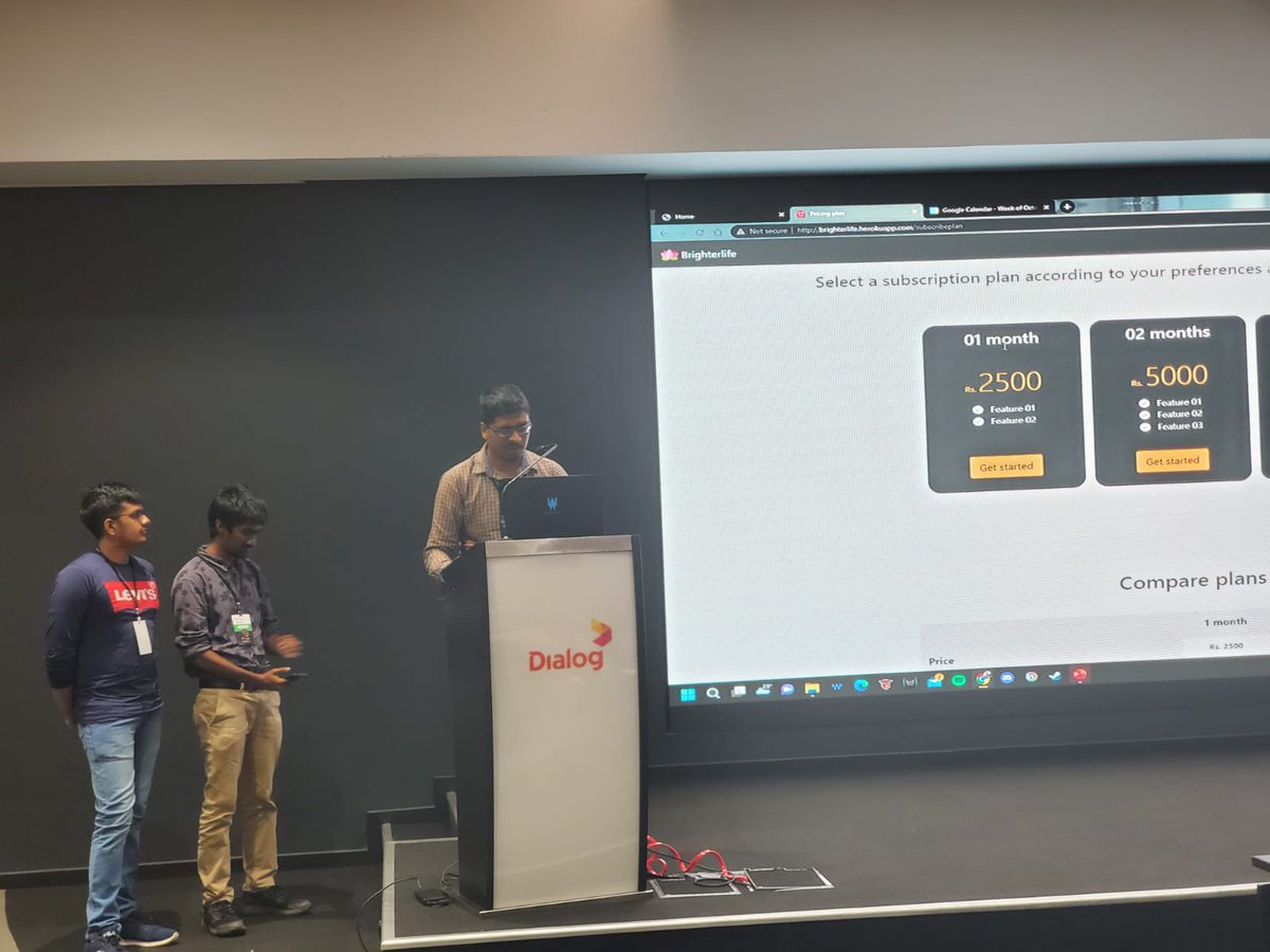 hSenidMobile's tweet photo. #Team404 are making it tough for the judges to decide.
For more details:
https://t.co/wwq0JT06QS
#TADHack2022 #SriLanka #hSenidmobile #ideamart https://t.co/ELjknd0KAM