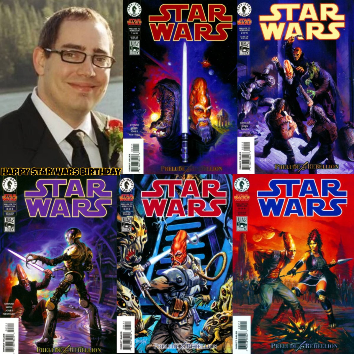 MrSamuelAllen's tweet photo. Happy 49th Birthday to #GuyMajor, he worked as a colorist on several #StarWars comics. May he have a good one. https://t.co/WvsAxDZK3r