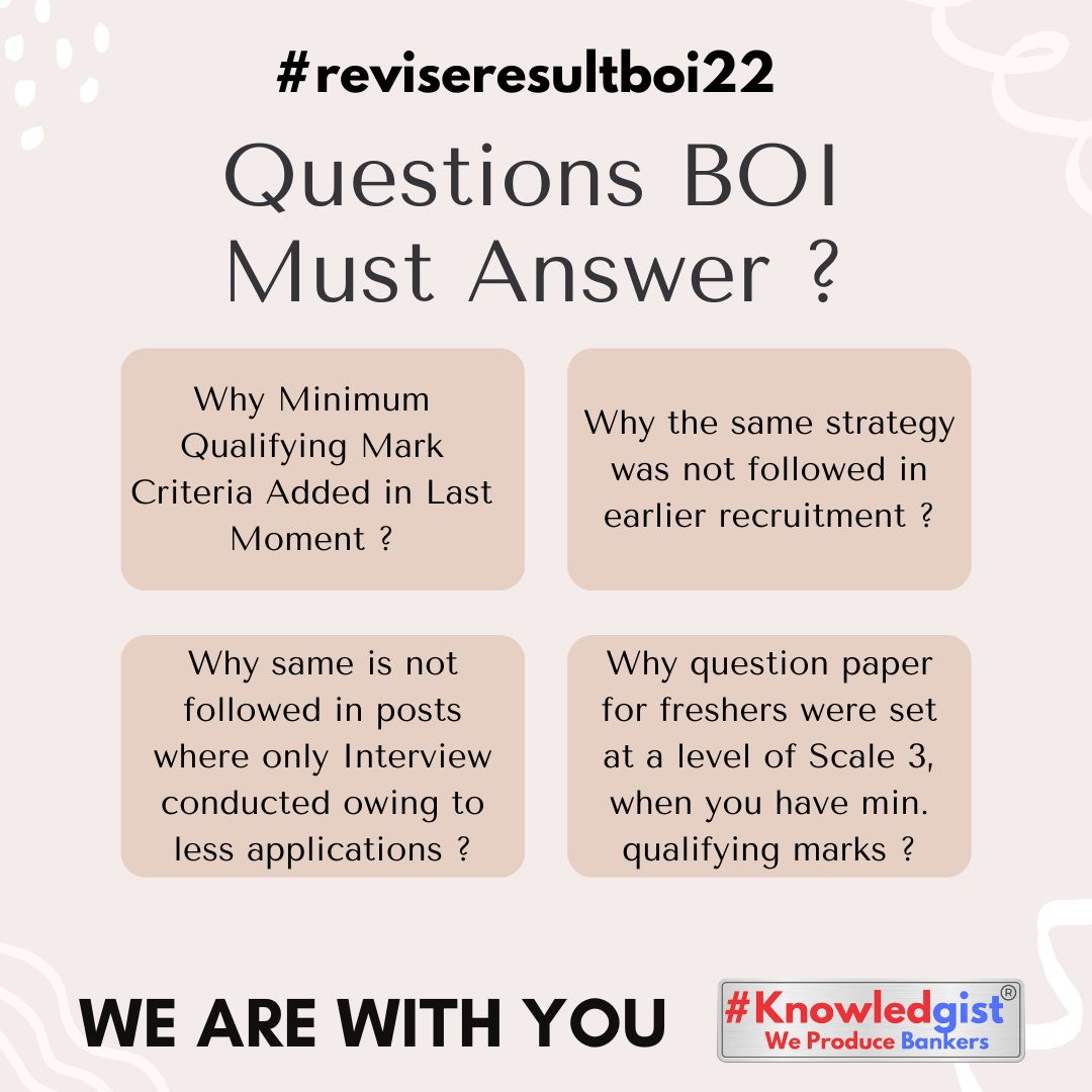 chandnikmri's tweet photo. @FinMinIndia @BankofIndia_IN #reviseresultboi22

#reviseresultboi22
Please Dont Give Excuse ! Revise the result to help innocent people. ....... @BankofIndia_IN
#boiso2022 
#reviseresultboi
#reviseresultboi22
@nsitharaman @FinMinIndia 
@PMOIndia 
@ndtvindia @aajtak
@NSO365
@SushantBSinha https://t.co/4SOG8iPJAC