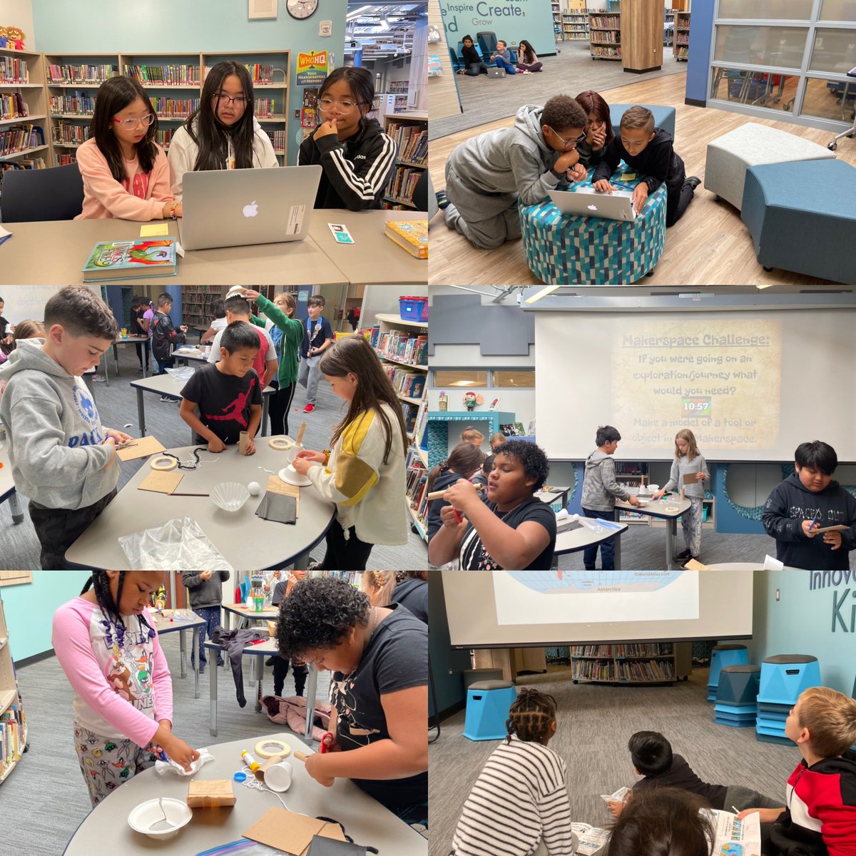 WildcatReader93's tweet image. K-5 students enjoyed Explorers Week activities in our Innovation Center this week. #WTandMe #explorersweek