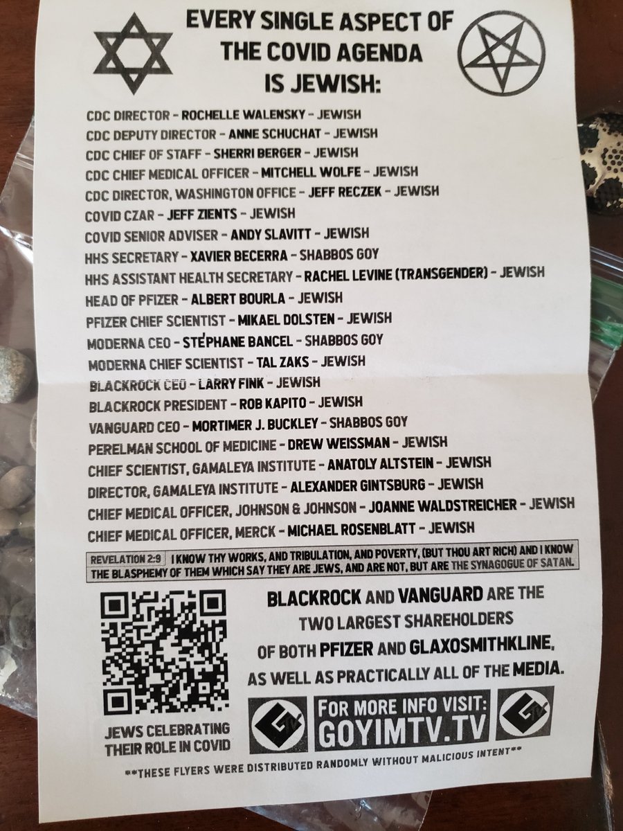 JUICEMAD1's tweet photo. @RozRothstein Here is what was distributed. https://t.co/e48XyRqFKj