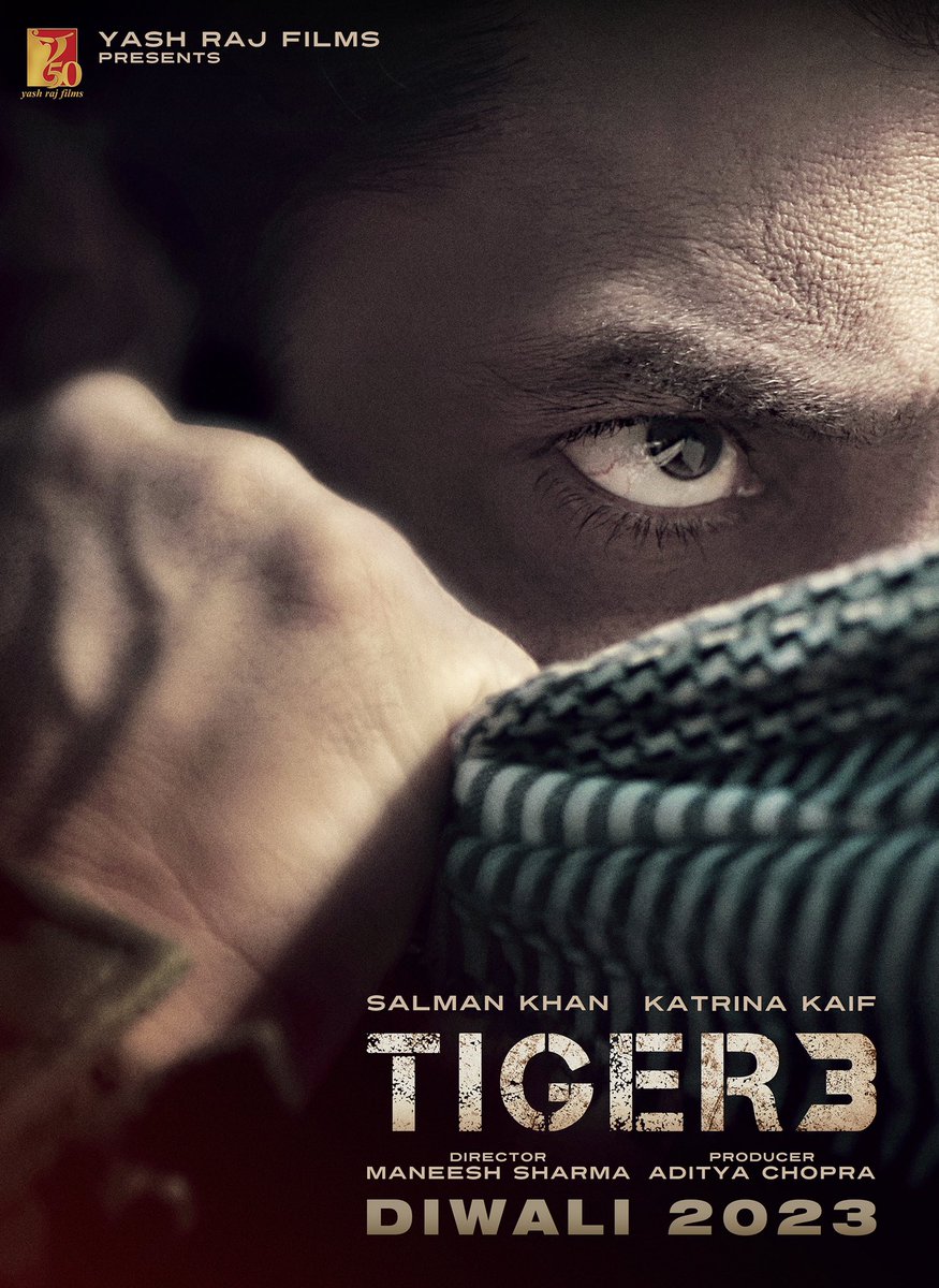 Tiger has a new date... Diwali 2023 it is! Celebrate #Tiger3 with #YRF50 only at a big screen near you. Releasing in Hindi, Tamil and Telugu. #katrinakaif | #ManeeshSharma | <a href="/yrf/">Yash Raj Films</a>