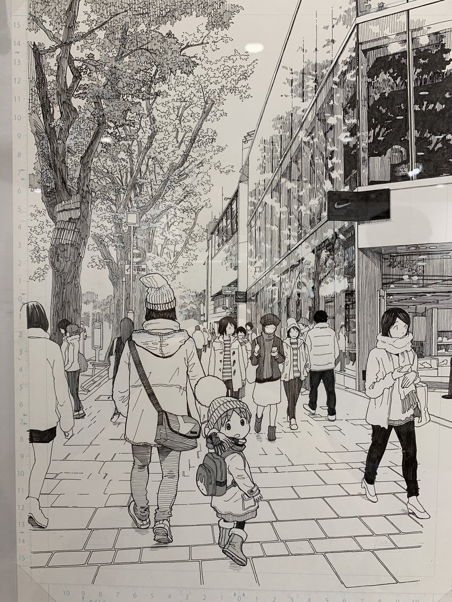 娘によつばと読ませたら大ファンになったので、よつばと原画展行ってきました。凄くテンション上がってた 