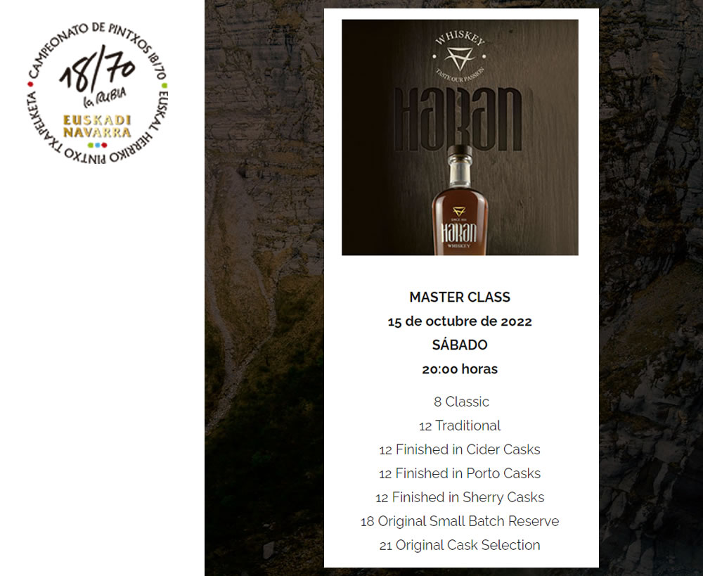 DestileriasAcha's tweet photo. 🗓️ SOLO hoy: #Masterclass de #DestileríasAcha en el Campeonato de Pintxos 18/70 Euskadi Navarra · Euskal Herriko #Pintxo Txapelketa 2022
📌 20h en las instalaciones de #BilbaoEvents.
¡Aún puedes inscribirte a la Masterclass desde este enlace!
👇👇👇
https://t.co/iIMynZDUw4 https://t.co/vNtWi71DKZ