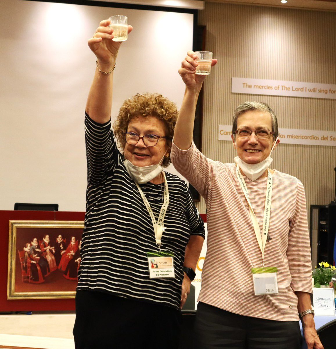 IBVMComms's tweet photo. Let us rejoice! A unanimous vote today at the IBVM GC 2022 for Becoming One! https://t.co/vbNEYwjN9k