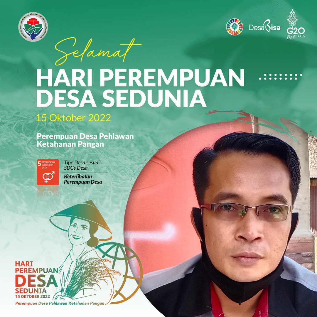 Selamat dan Sukses atas Peringatan Hari Perempuan Desa 
#PerempuanDesa
<a href="/jokowi/">Joko Widodo</a> 
<a href="/halimiskandarnu/">ABDUL HALIM ISKANDAR</a>
@Kemendespdtt
<a href="/malik_haramain/">malikharamain</a>
<a href="/imansyukri/">Iman Sukri</a>
<a href="/taufikmadjid71/">IG : taufik.madjid</a>
@yusradaridesa 
<a href="/azzameldzikrie/">#SantriIndonesia</a> 
<a href="/tppkemendes/">TPP KEMENDES</a> 
<a href="/tpp_provKalsel/">tpp.provinsi_kalsel</a>
#PerempuanDesa