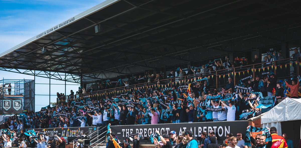 Friends, family & the best fans out: So much love at Alberton ❤️ #weareportadelaide