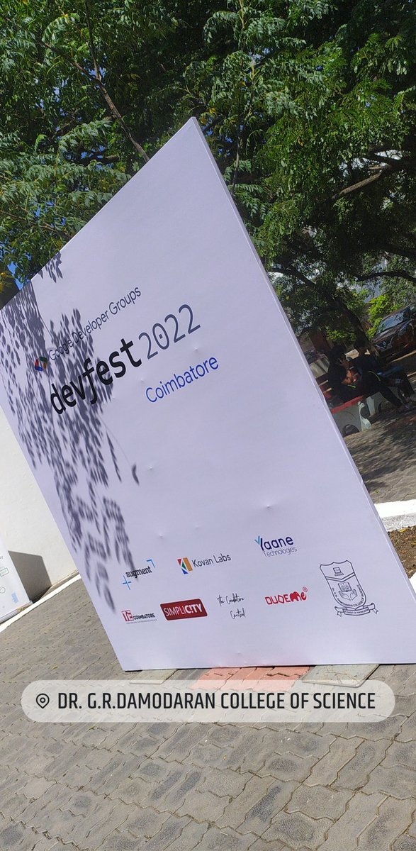 gjsb_sakthi's tweet photo. Attended the GDG Coimbatore DevFest'22 event โจ
@GDGCoimbatore
#GDGCBE #DevFestCBE #GDGDevfestindia22 https://t.co/7f1lItVNxW