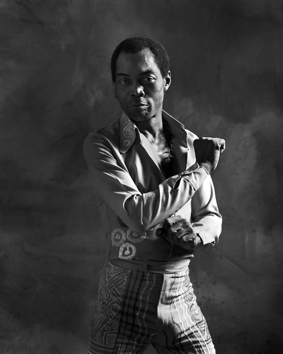 Mark_Kido's tweet photo. Quote of the Day:
"The secret of life is to have no fear." - Fela Kuti. (born this day, October 15, 1938)
#FelaDay https://t.co/Fgoy8YfhzV