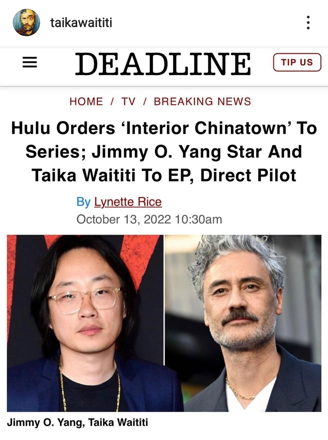 地獄送り 物言うblack Pepper参上 Auf Twitter マイノリティー当事者が作るなら安心して楽しめるよね タイカ監督は海賊おじさんの続きもヨロシクです Hulu が インテリア チャイナタウン シリーズを注文 ジミー O ヤン スターとタイカ ワイティティがep