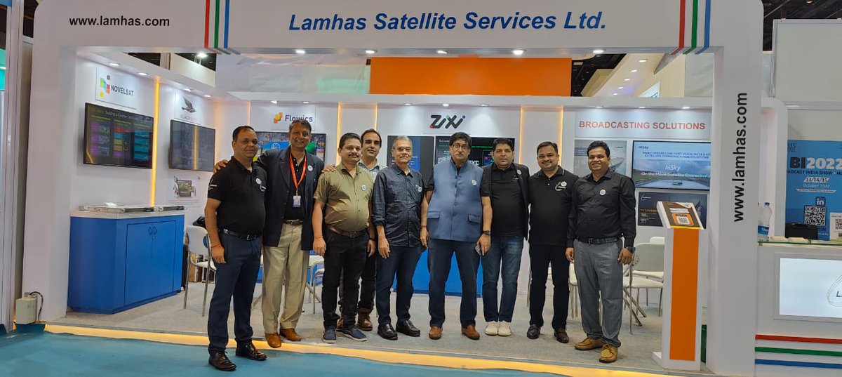 lamhassatellite's tweet photo. Day 3 of the #BroadcastIndiaShow – at Jio World Convention Centre.
#Lamhas #business #india #media #broadcasting #broadcast #productivity #mumbai #BIS2022 #BroadcastIndiaShow2022 #LiveU #Novelsat #Zixi #Hisky #flowics #Vu2Vu #blackbird #5G #satellite #lamhas #digital #cloud https://t.co/0V5S5OcFPy