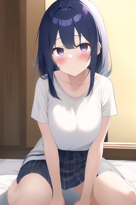 「おぱんつを下から見せつける可愛い女の子」

日本語指定だと自ずと限界が……
顔はそれっぽい 